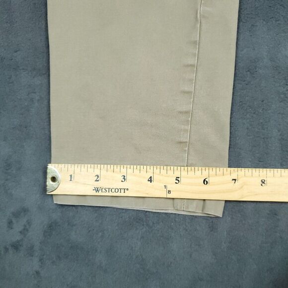 Banana Republic Pants Mens 35x27 Khaki Mason Chino Straight Fit Casual Fall 18 - Picture 11 of 16